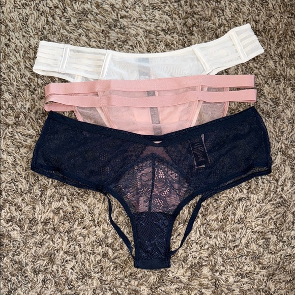 Victoria’s Secret lace and mesh panties - Picture 1 of 13